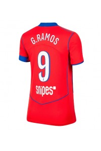 Paris Saint-Germain Goncalo Ramos #9 Jalkapallovaatteet Naisten Kolmaspaita 2025-26 Lyhythihainen
